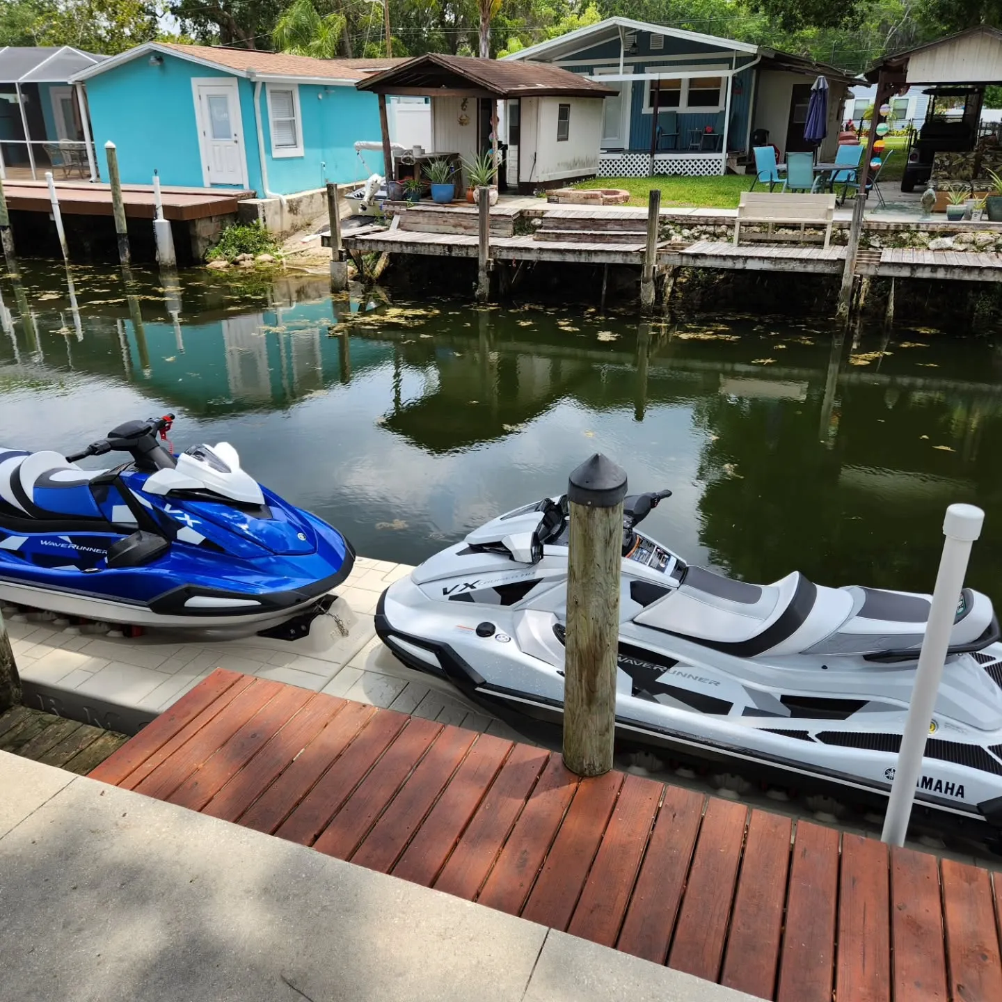 Wave armor Dock installer with Yamaha VX wave runners