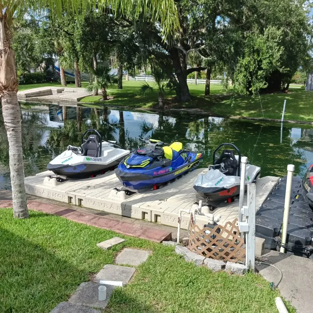 Durability of Wave Armor: triple Jet Ski Port Set up