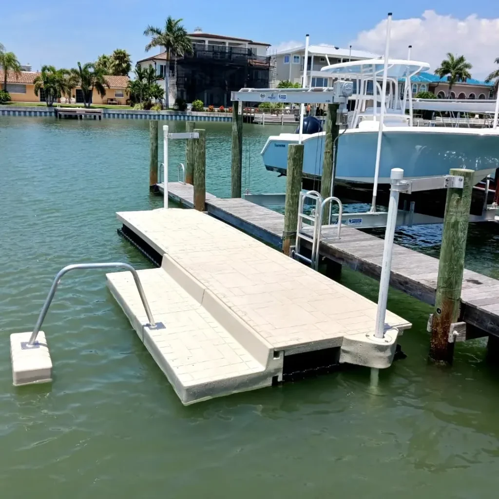 Dock Construction: Kayak Assist Kit – Wave Armor® Compatible installed