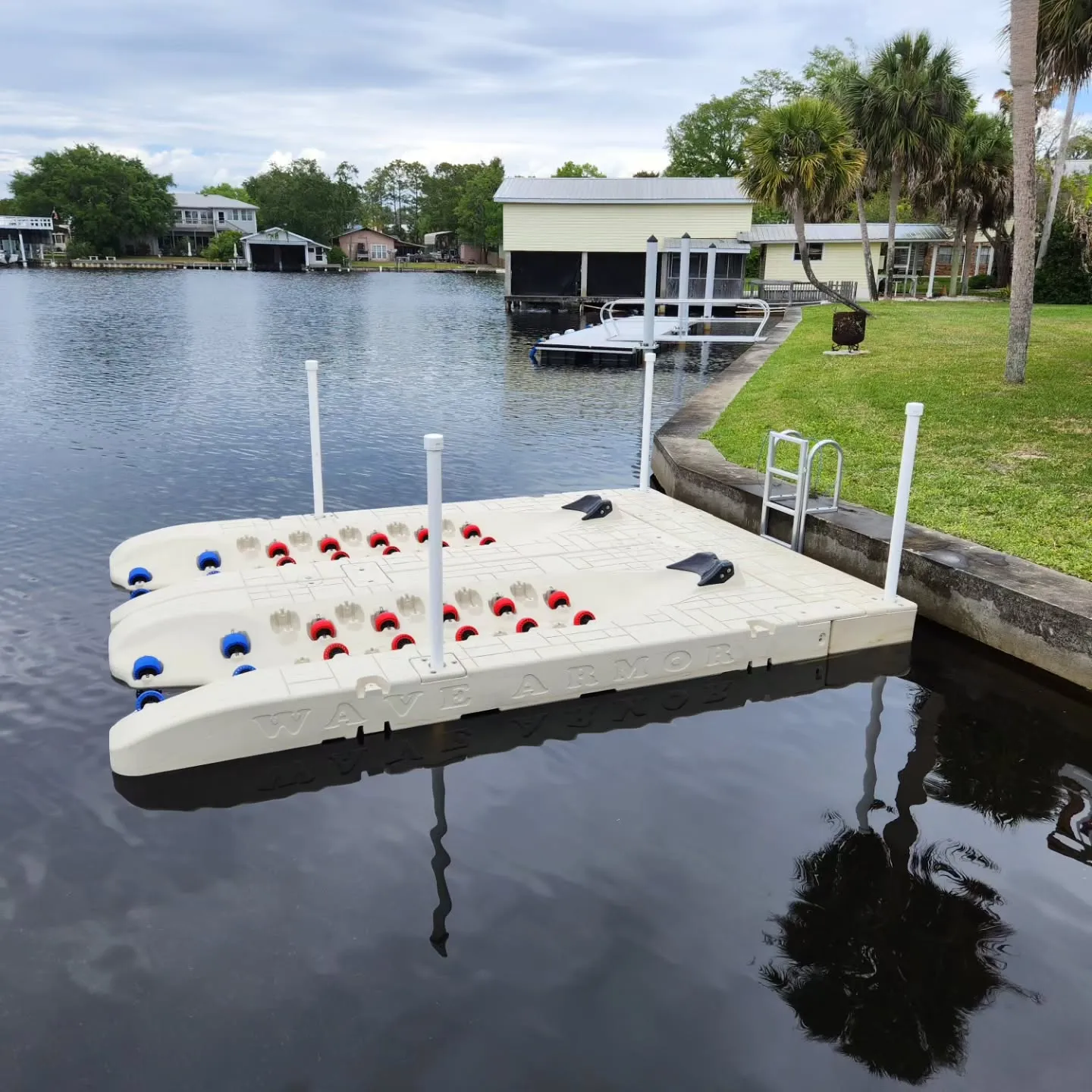 Durability of wave Armor: Dual PWC wave armor Docks installed