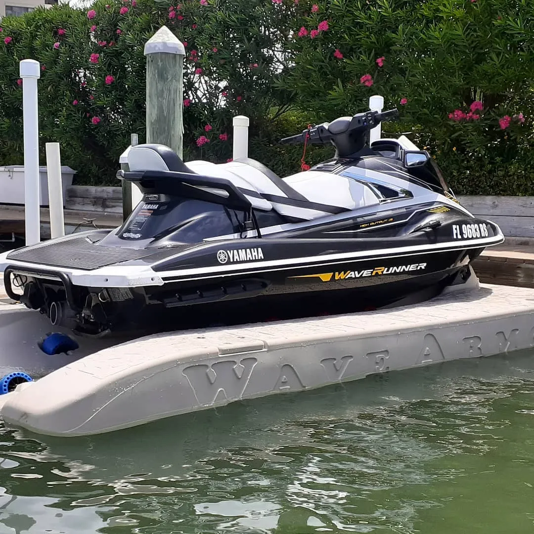 wave armor docking system with yamaha waverunner