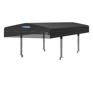 Wave Armor ProTectR canopy 10 by 28 ft over dock slip Florida